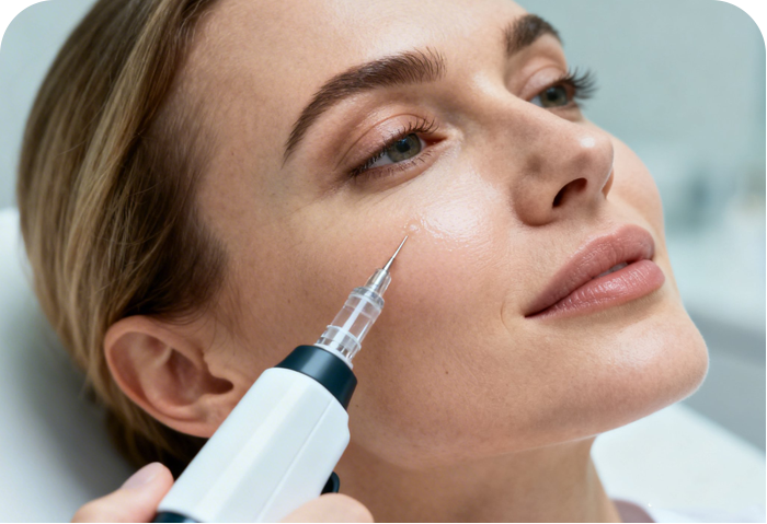 woman taking Mesotherapy treatment
